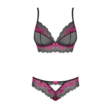 Zmysłowy sex komplet stanik figi obsessive l/xl Zmysłowy sex komplet stanik figi obsessive l/xl