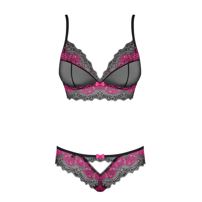 Zmysłowy sex komplet stanik figi obsessive l/xl Zmysłowy sex komplet stanik figi obsessive l/xl