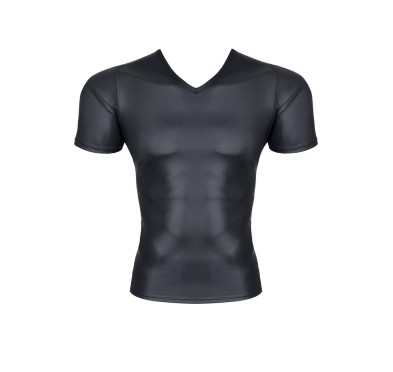 Męski t-shirt z wetlooka w serek l