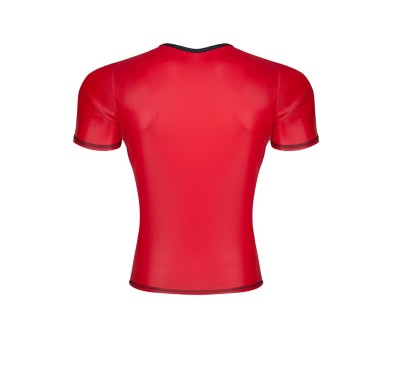 Męski t-shirt z wetlooka w serek s