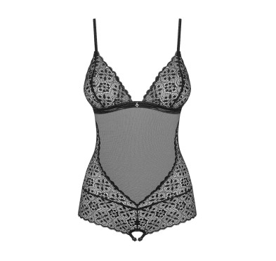 Erotyczne body rozcięte krocze sex obsessive l/xl Erotyczne body rozcięte krocze sex obsessive l/xl