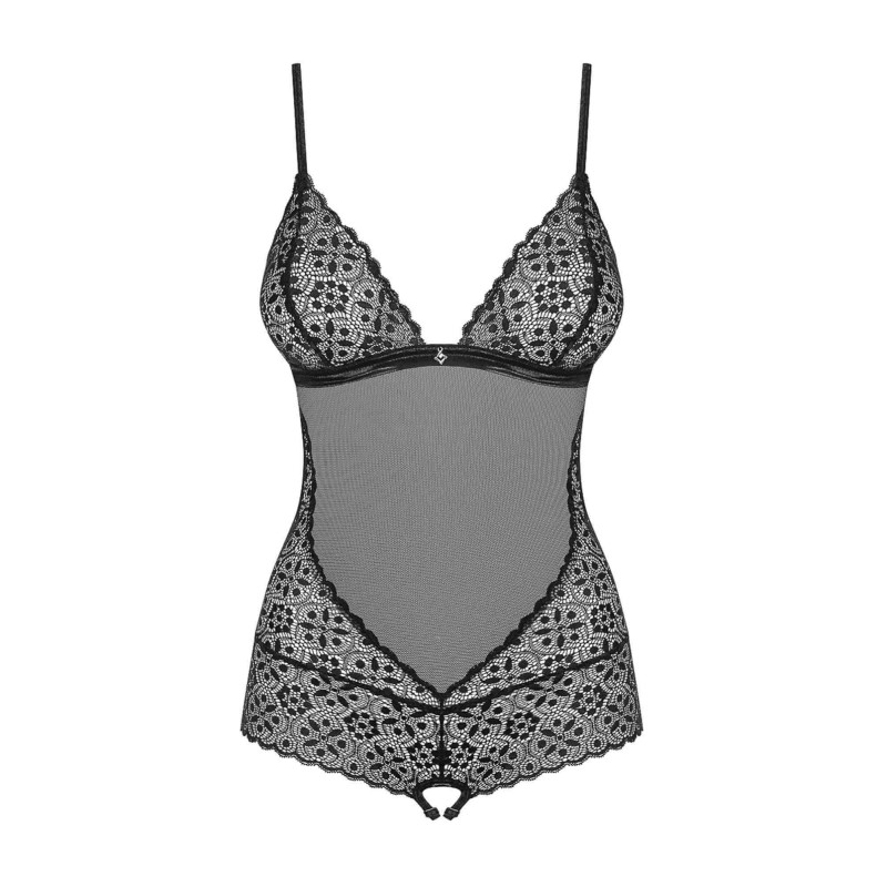 Erotyczne body rozcięte krocze sex obsessive l/xl Erotyczne body rozcięte krocze sex obsessive l/xl