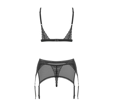 Sexy komplet biustonosz pas stringi obsessive s/m Sexy komplet biustonosz pas stringi obsessive s/m