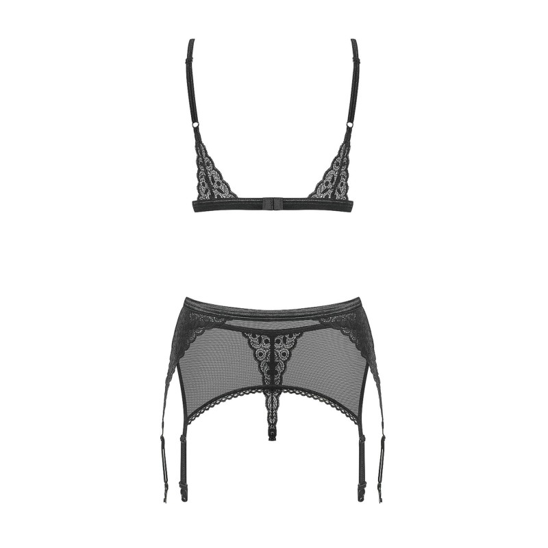 Sexy komplet biustonosz pas stringi obsessive s/m Sexy komplet biustonosz pas stringi obsessive s/m