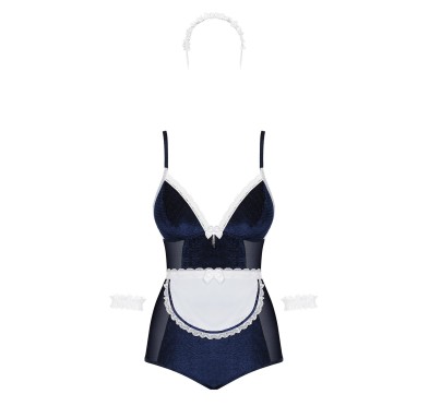 Pokojówka sex body kostium strój obsessive l/xl Pokojówka sex body kostium strój obsessive l/xl