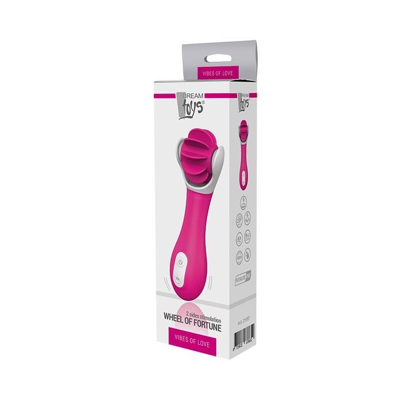 Sex masażer do łechtaczki z językami 14cm 9trybów Sex masażer do łechtaczki z językami 14cm 9trybów