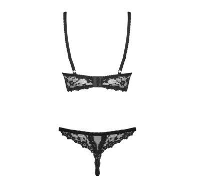 Wycięte stringi stanik sex komplet obsessive l/xl Wycięte stringi stanik sex komplet obsessive l/xl