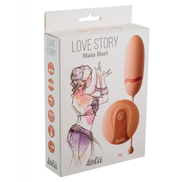 Lola Toys Love Story - Vibrating Egg - Mata Hari Pink
