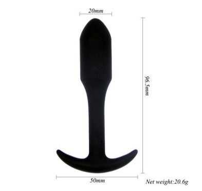 Nieduży korek analny na pierwszy raz mały plug 9cm