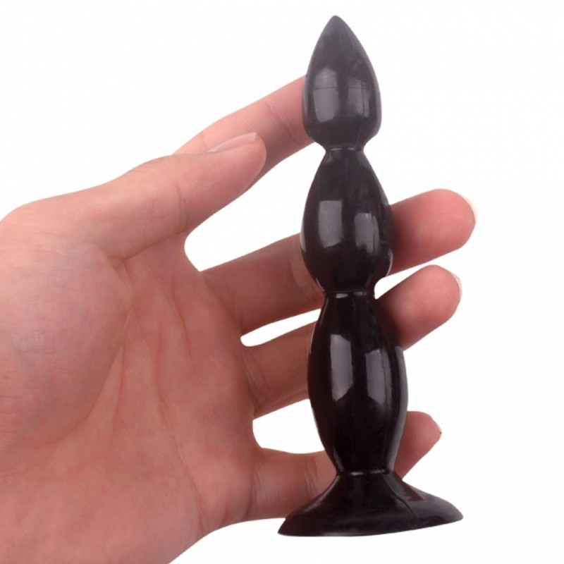 Zatyczka analna kulki koraliki z przyssawką 13cm Zatyczka analna kulki koraliki z przyssawką 13cm