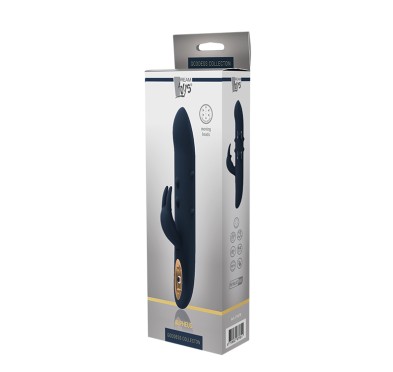 Wibrator z ruchomymi kuleczkami masażerem 23cm sex Wibrator z ruchomymi kuleczkami masażerem 23cm sex