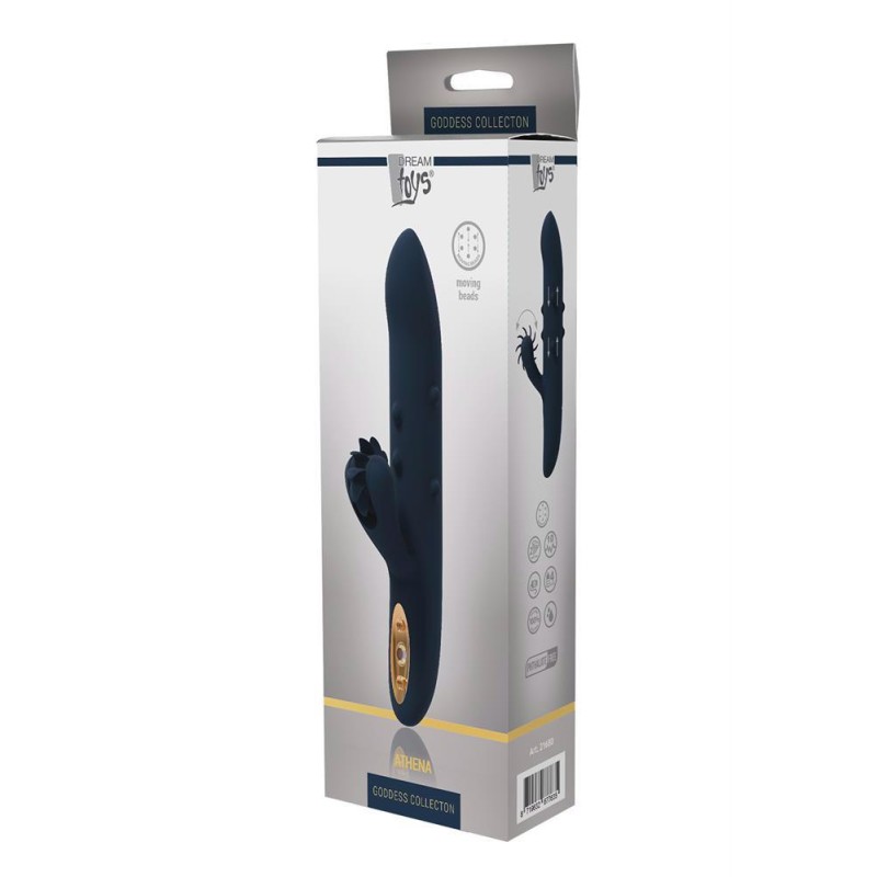 Wibrator ze stymulatorem łechtaczki oralnym 23cm Wibrator ze stymulatorem łechtaczki oralnym 23cm