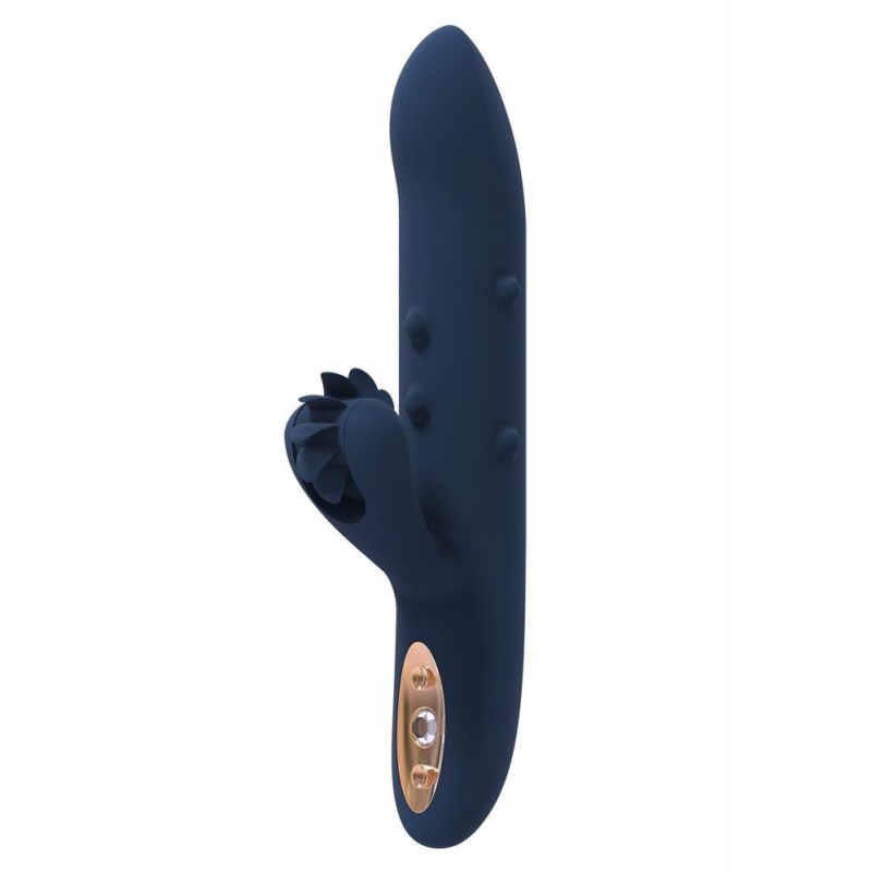 Wibrator ze stymulatorem łechtaczki oralnym 23cm Wibrator ze stymulatorem łechtaczki oralnym 23cm