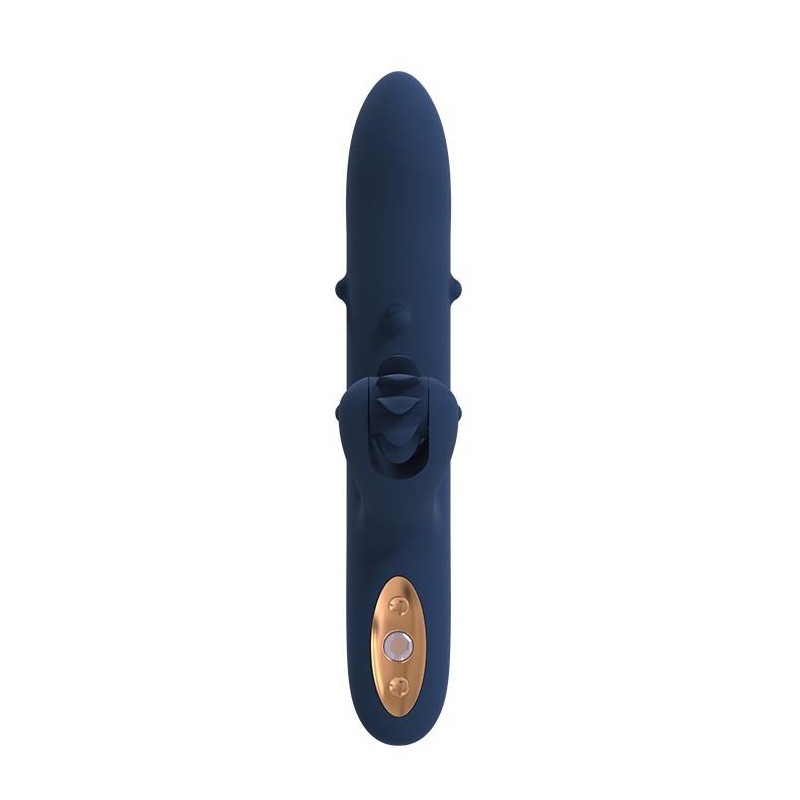 Wibrator ze stymulatorem łechtaczki oralnym 23cm Wibrator ze stymulatorem łechtaczki oralnym 23cm