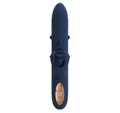 Wibrator ze stymulatorem łechtaczki oralnym 23cm Wibrator ze stymulatorem łechtaczki oralnym 23cm