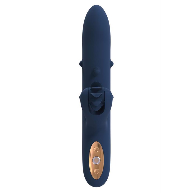 Wibrator ze stymulatorem łechtaczki oralnym 23cm Wibrator ze stymulatorem łechtaczki oralnym 23cm