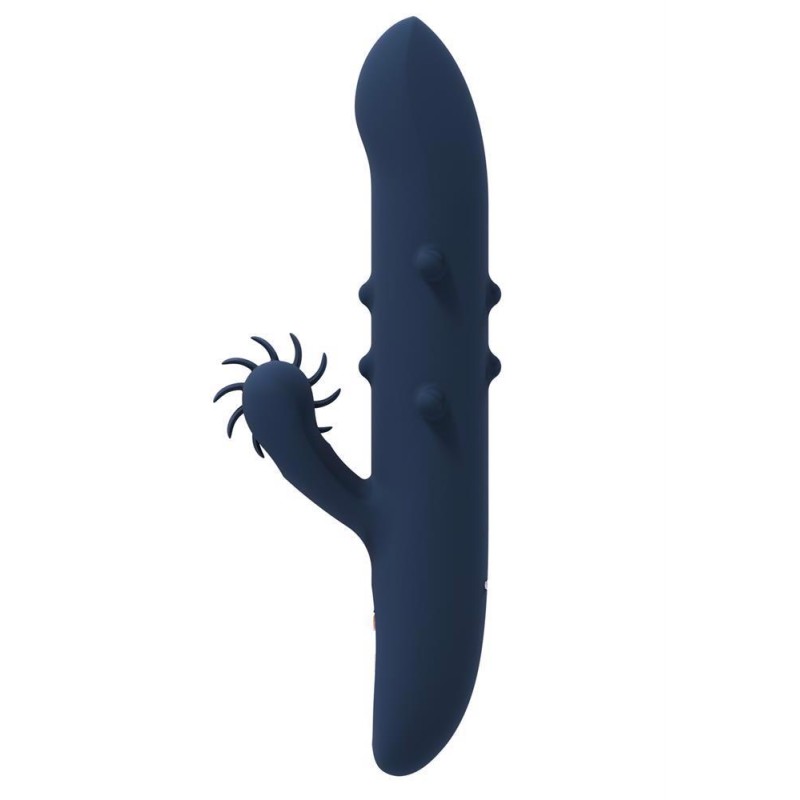 Wibrator ze stymulatorem łechtaczki oralnym 23cm Wibrator ze stymulatorem łechtaczki oralnym 23cm
