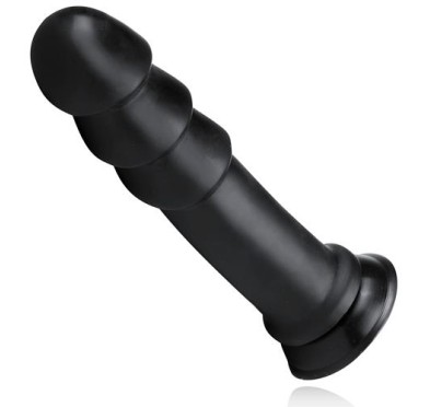 Grube duże dildo na przyssawce korek analny 28cm