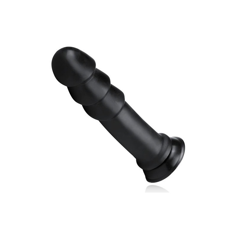 Grube duże dildo na przyssawce korek analny 28cm