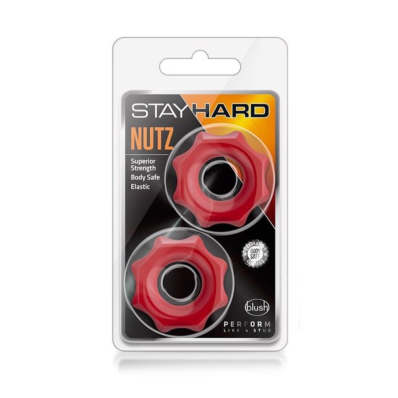 STAY HARD NUTZ RED