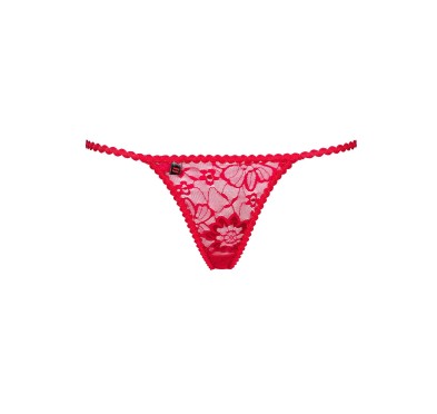Stringi koronkowe czerwone erotyczne obsessive lxl Stringi koronkowe czerwone erotyczne obsessive lxl