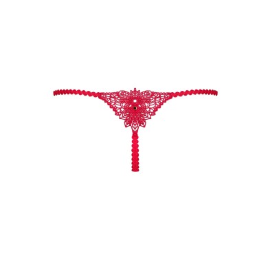 Stringi koronkowe czerwone erotyczne obsessive lxl Stringi koronkowe czerwone erotyczne obsessive lxl