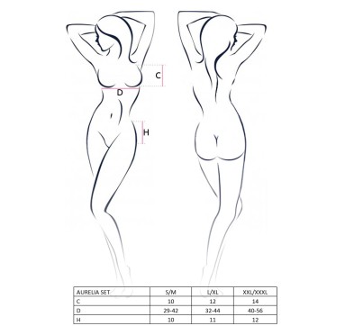 Bielizna-AURELIA SET cream L/XL - Casmir