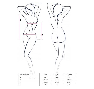 Bielizna-AVENA BODY silver XXL/XXXL - Casmir Bielizna-AVENA BODY silver XXL/XXXL - Casmir