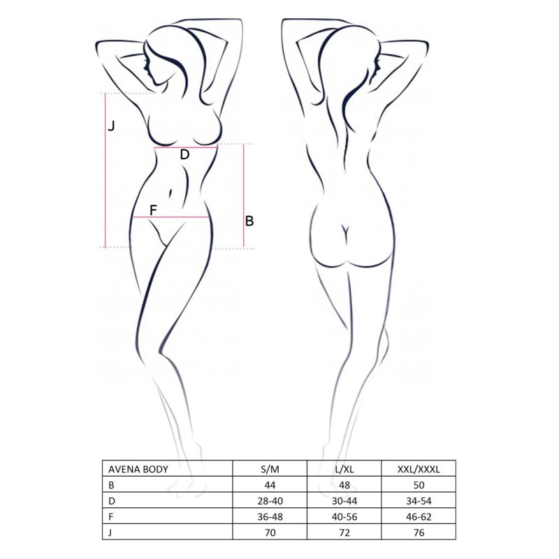 Bielizna-AVENA BODY silver XXL/XXXL - Casmir Bielizna-AVENA BODY silver XXL/XXXL - Casmir