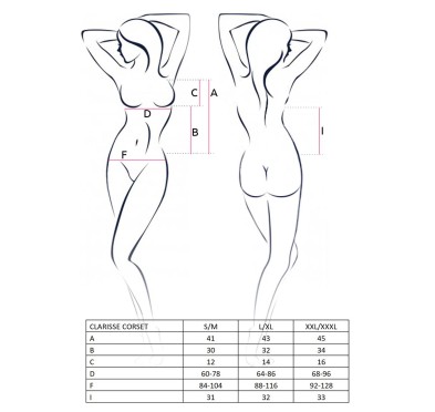 Bielizna-CLARISSE CORSET cream S/M - Casmir