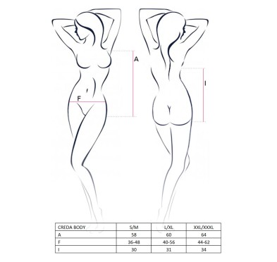 Bielizna-CREDA BODY cream XXL/XXXL - Casmir Bielizna-CREDA BODY cream XXL/XXXL - Casmir