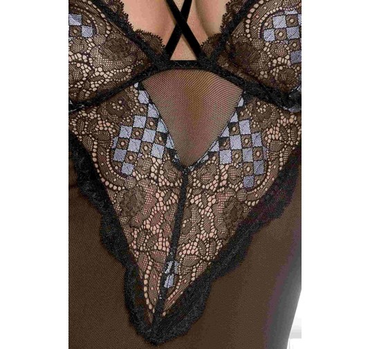 Bielizna-GIORGIA BODY black L/XL - Casmir