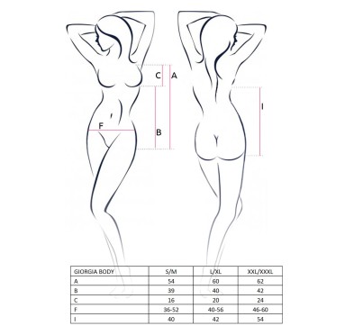 Bielizna-GIORGIA BODY black XXL/XXXL - Casmir Bielizna-GIORGIA BODY black XXL/XXXL - Casmir