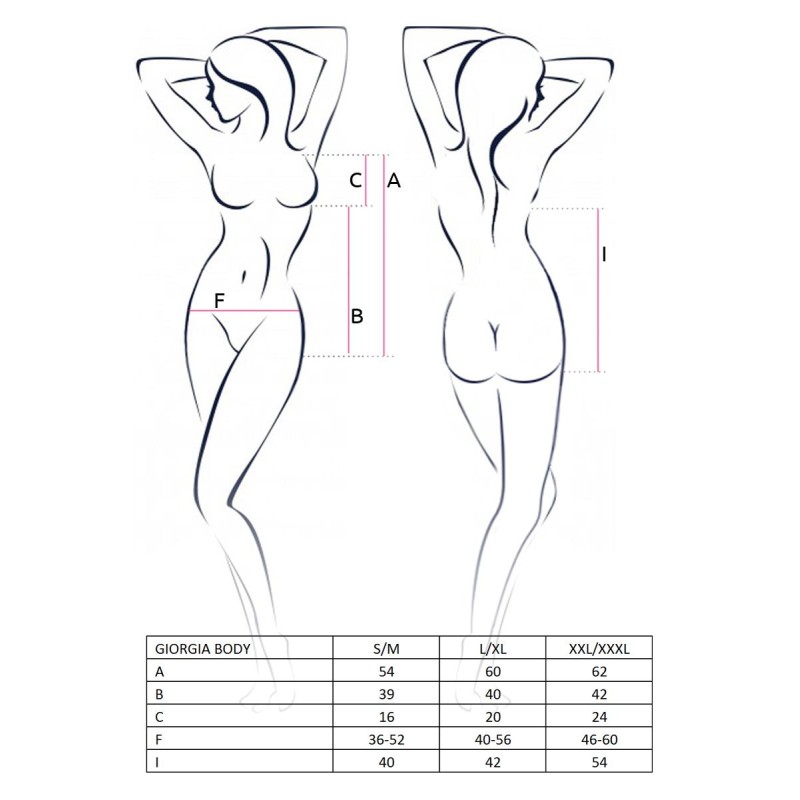 Bielizna-GIORGIA BODY black XXL/XXXL - Casmir Bielizna-GIORGIA BODY black XXL/XXXL - Casmir
