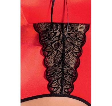 Bielizna-LAUREN CORSET red S/M - Casmir