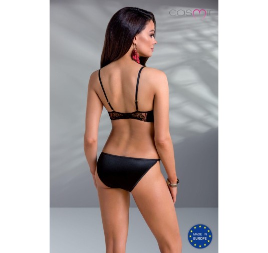 Bielizna-MIRELLA SET WITH OPEN BRA black L/XL - Casmir