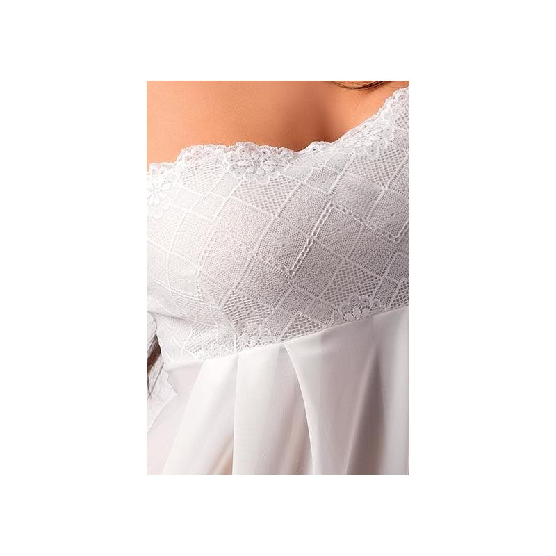 Bielizna-NICOLETTE CHEMISE cream XXL/XXXL - Casmir