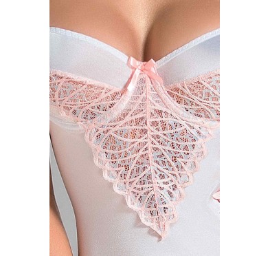 Bielizna-NIKITA CORSET white L/XL - Casmir