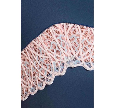 Bielizna-SELINA CORSET navy blue S/M - Casmir