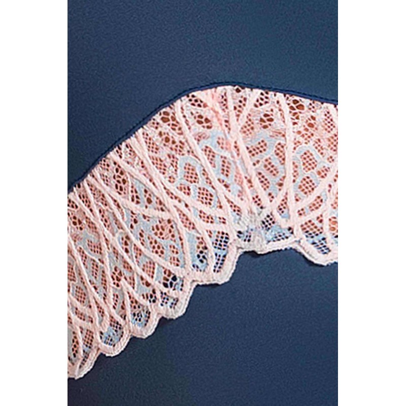 Bielizna-SELINA CORSET navy blue S/M - Casmir