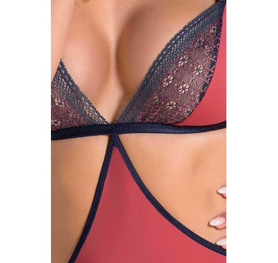 Bielizna-SYLVIANE CORSET coral L/XL - Casmir