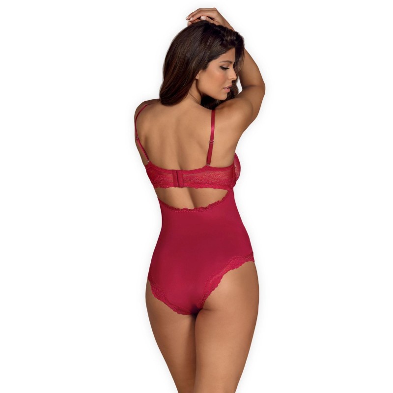 Czerwone body erotyczne bielizna obsessive s/m Czerwone body erotyczne bielizna obsessive s/m