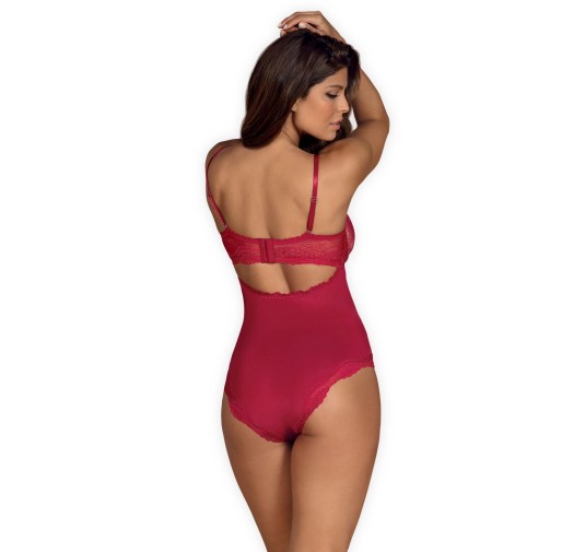 Czerwone body erotyczne bielizna obsessive s/m