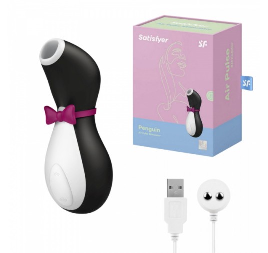 PINGWINEK MASAŻER ŁECHTACZKI SATISFYER PENGUIN PRO