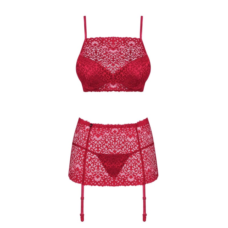 Biustonosz pas stringi sex komplet obsessive s/m Biustonosz pas stringi sex komplet obsessive s/m