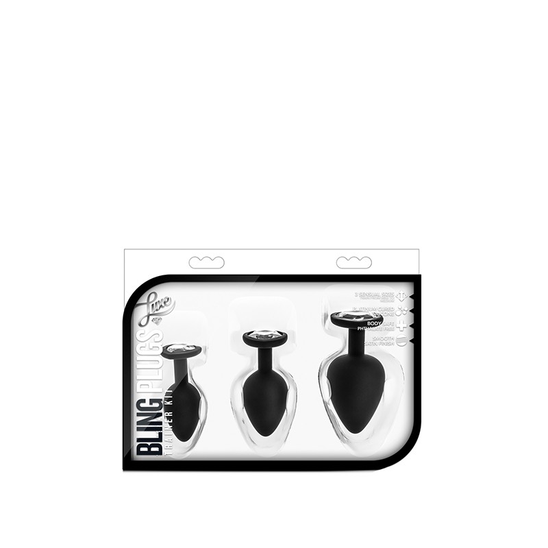 LUXE BLING PLUGS TRAINING KIT WHITE GEMS