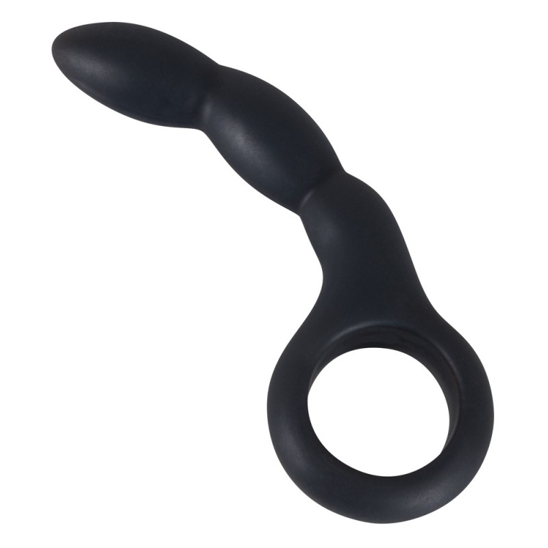 Czarne dildo analne korek analny z uchwytem 13,5cm Czarne dildo analne korek analny z uchwytem 13,5cm