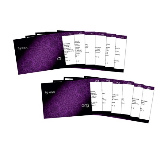 Polecenia karty erotyczne gra dla par tajemnica 1