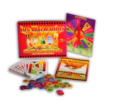 Zestaw 4 gry rozbierane imprezowa los wyzwanios