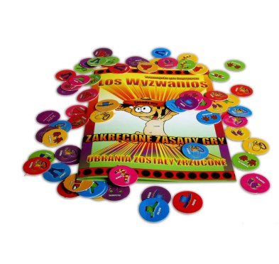 Zestaw 4 gry rozbierane imprezowa los wyzwanios